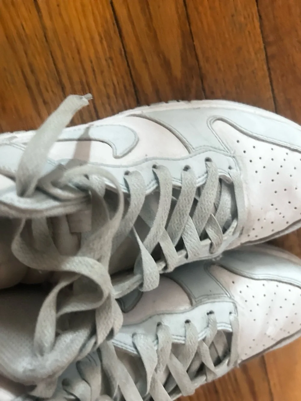 Nike Kids Two-Tone Pink and Light Gray Sneakers - Picture 3 of 3
